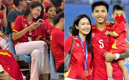 Loạt ảnh "cam thường" bóc nhan sắc thật của Doãn Hải My khi đi cổ vũ Văn Hậu, trên mạng là "bạch nguyệt quang" ngoài đời thế nào?