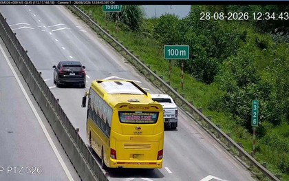 Ngày đầu nghỉ lễ, 9 tài xế bị phạt lỗi không giữ khoảng cách trên cao tốc