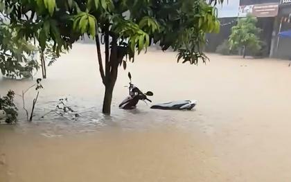 Mưa lớn gây ngập úng nhiều khu vực ở Lào Cai