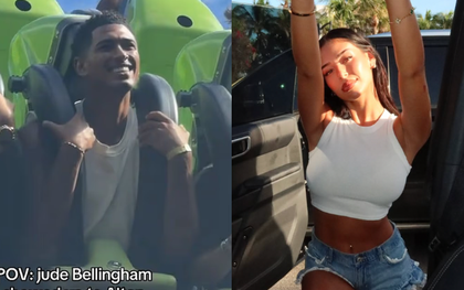 Tóm dính "cậu Be" Bellingham hớn hở đi công viên cùng bạn gái người mẫu sexy, cười tươi giữa dàn vệ sĩ hộ tống