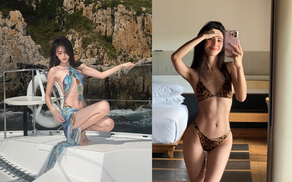 Mai Davika khoe "siêu vòng 2" ở khu nghỉ dưỡng đắt nhất Việt Nam
