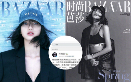 Lisa và pha “bốc hơi” khó hiểu: Loạt ảnh đại diện trên bìa tạp chí lớn xứ Trung bị xoá gấp
