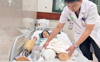 Cô giáo Nghệ An xả thân cứu bé 2 tuổi được hỗ trợ lắp chân giả miễn phí