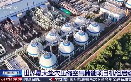 Phát hiện Trung Quốc đưa 16 bể nước hình cầu có dung tích bằng 22 bể bơi xuống sâu 1.000 mét dưới lòng đất, hoàn thành “nhà máy” đặc biệt lớn nhất thế giới