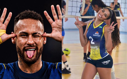 Neymar bị tố tán tỉnh cùng lúc chị em song sinh là mỹ nữ làng bóng chuyền thế giới