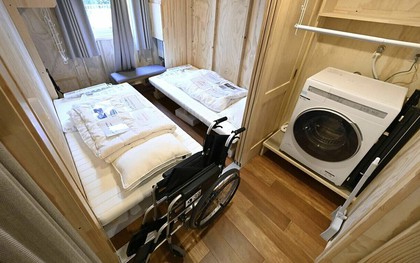 Bên trong căn phòng container cho VĐV tại ASIAD 2026