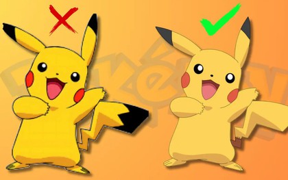 Vì sao hầu hết chúng ta đều nghĩ đuôi Pikachu có vệt màu đen?