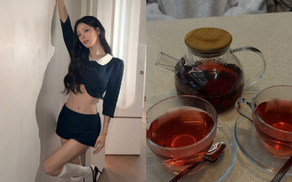 Thức uống màu đỏ mỗi sáng giúp đối thủ của Jisoo không vượt mức 45kg