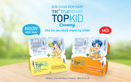 Tập đoàn TH ra mắt Sữa Chua Kem Ngậy Hương Vanilla Tự Nhiên và Phomat Tự Nhiên TH true YOGURT TOPKID