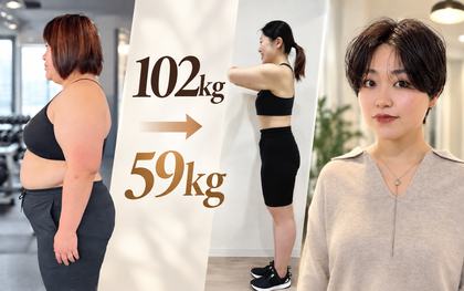 Từng nặng 102kg, cô gái Nhật giảm còn 59kg: Không nhịn đói, chỉ thay đổi 4 điều này