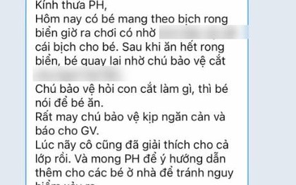 Tin nhắn cảnh báo của cô giáo khiến phụ huynh TP.HCM hết hồn: Sai 1 ly, hậu quả khôn lường
