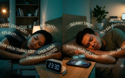 Lên giường ngủ nhưng đầu vẫn 'chạy' KPI: Nỗi ám ảnh mang tên 'việc chưa xong'