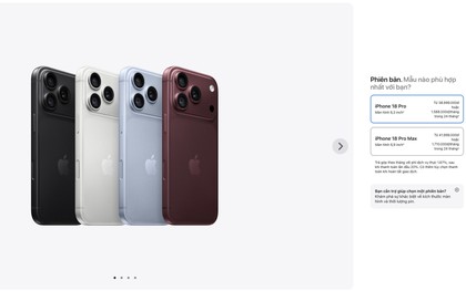 iPhone 18 Pro và 18 Pro Max đồng loạt lên kệ trên toàn cầu, Apple Store Online Việt Nam "cháy hàng" từ sớm