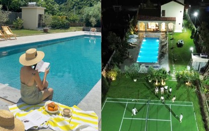 Đại gia đình 15 người nghỉ dưỡng tại villa riêng cách Hà Nội 40km, không cần săn vé máy bay, check-in...
