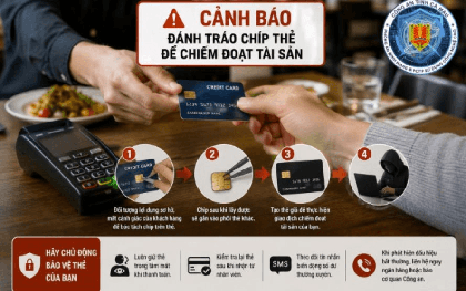Công an cảnh báo thủ đoạn lừa đảo mới liên quan đến thẻ ngân hàng