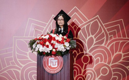 Nữ sinh có GPA 3.98/4.0 phát biểu tại lễ tốt nghiệp ĐH Ngoại thương là ai?