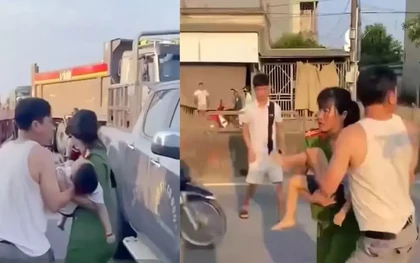 Nữ cảnh sát cơ động kể khoảnh khắc cứu cháu bé gặp nạn trên quốc lộ