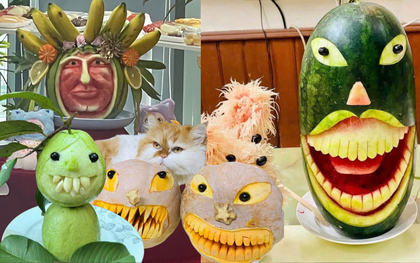 Loạt mâm cỗ Trung thu nhìn cứ tưởng “Halloween năm nay đến sớm”
