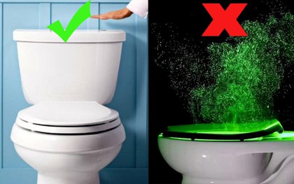 Đậy nắp bồn cầu có tác dụng gì?