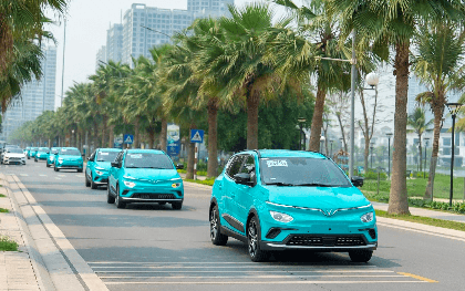 Tỷ phú Phạm Nhật Vượng và cú hích chấn động ngành taxi: Cứ 10 xe có hơn 7 xe chạy điện