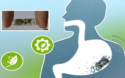 Pin giấy có thể nuốt - hy vọng cho ngành y tế thông minh