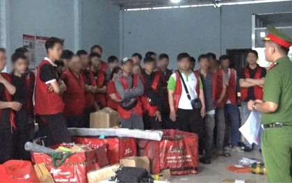 Công an đồng loạt ra quân kiểm tra 4 cơ sở giao hàng, xét nghiệm ma túy đột xuất 77 shipper