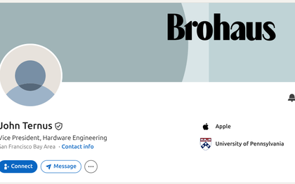 Lướt qua tài khoản LinkedIn "ít dòng" của tân CEO Apple, không ai nghĩ đây là một người đàn ông thành công