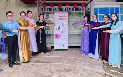 Chiếc tủ đặc biệt ở ngôi trường vùng ven TPHCM