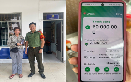Công an xác minh giao dịch 60.000.000 đồng chuyển vào tài khoản VPBank của Huỳnh Thị Thái Tâm