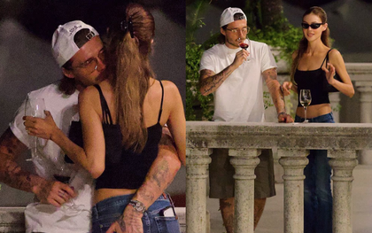 Paparazzi "tóm dính" cậu cả nhà Beckham - Brooklyn cùng vợ xuất thân nhà tỷ phú quấn quýt ở Venice