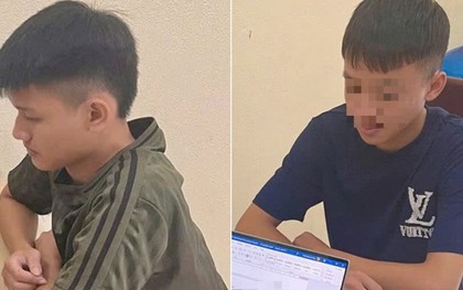 Điều tra 53 tài khoản ngân hàng trực tuyến của 19 người, công an bắt giữ 2 thanh niên sinh năm 2005 và 2009