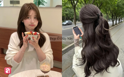 Tóc uốn xoăn sóng nhẹ - kiểu tóc "nàng thơ" thích hợp nhất cho mùa thu