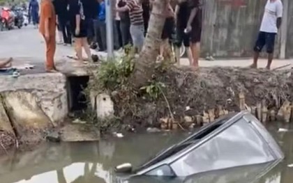 Vụ ô tô lao xuống mương khiến đôi vợ chồng tử vong ở Hải Phòng: Xe vừa đi được 250m thì gặp nạn