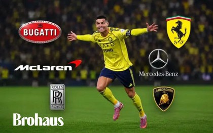 Điểm danh loạt siêu xe hạng sang trong BST "đồ chơi" cực khủng của Ronaldo, giá trị lên tới 30 triệu euro