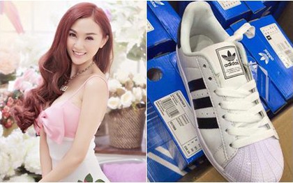 Hot girl Kelly bị tố bán giày Adidas Superstar "fake" với giá cắt cổ?