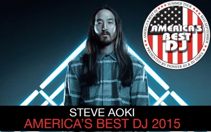 DJ người Mỹ gốc Nhật - Steve Aoki trở thành "DJ xuất sắc nhất nước Mỹ"