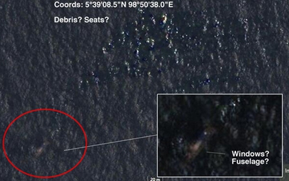 Nghi vấn xác định được tọa độ của mảnh vỡ máy bay MH370
