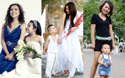 Những bà mẹ đơn thân mạnh mẽ của showbiz Việt