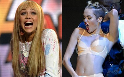 Nhìn lại sự "lột xác" của Miley trên sân khấu qua năm tháng