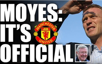 David Moyes kí hợp đồng 6 năm với Manchester United