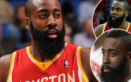 Chiêm ngưỡng bộ râu “khủng” của ngôi sao bóng rổ Mỹ James Harden