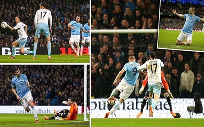 LEAGUE CUP Man City 6-0 West Ham: Song sát Negredo – Dzeko