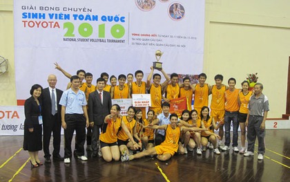 Kết thúc giải bóng chuyền sinh viên toàn quốc 2010