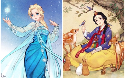 Khi những nàng công chúa Disney là... người Hàn Quốc