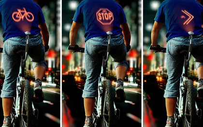 Cyclee: Đèn chiếu cảnh báo cho xe đạp giúp giảm thiểu tai nạn