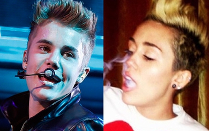 Justin Bieber và Miley Cyrus là tấm gương xấu của giới trẻ Mỹ