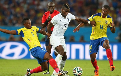Ecuador 0-0 Pháp: Bất lực