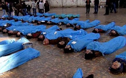 Tìm thấy 79 xác chết bị trói tay ở Syria
