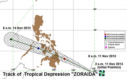 Philippines lại chuẩn bị hứng chịu trận bão mới