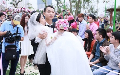 Đám cưới cổ tích của cô gái suy thận với chàng trai kém 3 tuổi ở Hà Nội